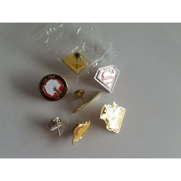 Vintage Lot of 7 Pins Cross Bar The System Good Sam billiar etc - Picture 9 of 11